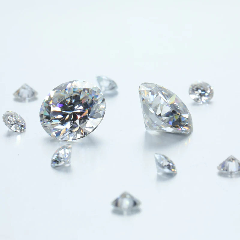 0.5 Carat to 30 Carats Loose Moissanite Stones D Color VVS1