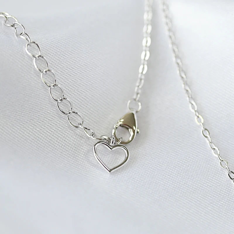 1 Carat Moissanite and Zircon Platinum Plated 925 Sterling Silver Key Pendant Necklace